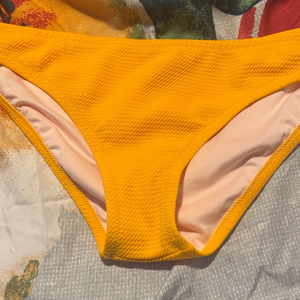Shade & Shore Bright Yellow Bikini Bottoms - Picture 4 of 6